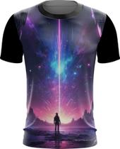 Camiseta Dryfit Exploração Espacial Futuro Ciencia 1