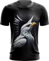 Camiseta Dryfit Falcão Branco Visão Determinação 4