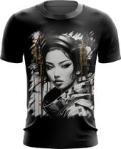 Camiseta Dryfit Geisha Ninja Nipon Japão Japan Edo 2 Camiseta Dryfit Geisha Ninja Nipon Japão Japan Edo 2