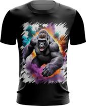 Camiseta Dryfit Gorila Furioso Força Feroz Zoo 3