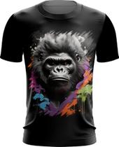 Camiseta Dryfit Gorila Furioso Força Feroz Zoo 5 Camiseta Dryfit Gorila Furioso Força Feroz Zoo 5