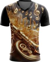 Camiseta Dryfit Instrumentos de Ouro Notas Vivas 1 V