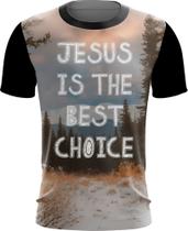 Camiseta Dryfit Jesus is the Best choice Bíblia Gospel 1