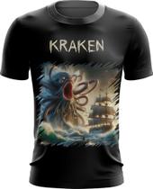 Camiseta Dryfit Kraken Monstro Marinho Mitologia 5