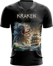 Camiseta Dryfit Kraken Monstro Marinho Mitologia 5 V Camiseta Dryfit Kraken Monstro Marinho Mitologia 5 V