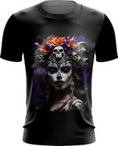 Camiseta Dryfit La Catrina Mexicana Dama Esqueleto 4 Camiseta Dryfit La Catrina Mexicana Dama Esqueleto 4