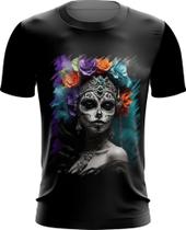 Camiseta Dryfit La Catrina Mexicana Dama Esqueleto 5 Camiseta Dryfit La Catrina Mexicana Dama Esqueleto 5