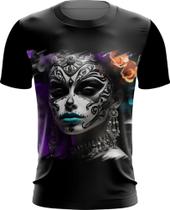 Camiseta Dryfit La Catrina Mexicana Dama Esqueleto 6