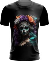 Camiseta Dryfit La Catrina Mexicana Dama Esqueleto 7