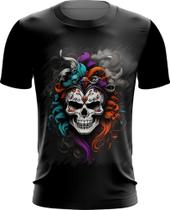 Camiseta Dryfit La Muerte Mexicana Dama Esqueleto 3