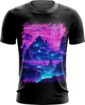 Camiseta Dryfit Landscape Futuro Vaporwave 4