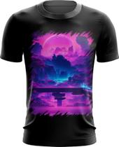 Camiseta Dryfit Landscape Futuro Vaporwave 5
