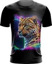 Camiseta Dryfit Leopardo Velocidade Felino Panthera 1