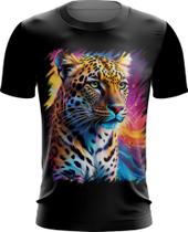 Camiseta Dryfit Leopardo Velocidade Felino Panthera 3