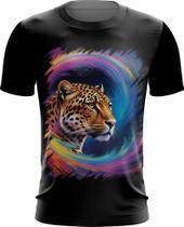 Camiseta Dryfit Leopardo Velocidade Felino Panthera 4