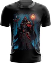 Camiseta Dryfit Lich Ancião Desenhado Magia 12