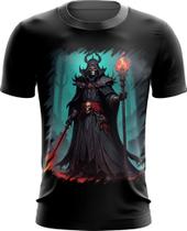 Camiseta Dryfit Lich Ancião Desenhado Magia 9