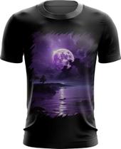 Camiseta Dryfit Lua Púrpura Luar Roxo Moon Lunar 10