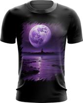 Camiseta Dryfit Lua Púrpura Luar Roxo Moon Lunar 11 - Kasubeck Store