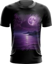 Camiseta Dryfit Lua Púrpura Luar Roxo Moon Lunar 12