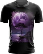 Camiseta Dryfit Lua Púrpura Luar Roxo Moon Lunar 4