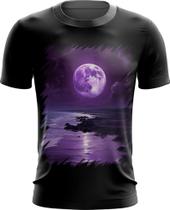 Camiseta Dryfit Lua Púrpura Luar Roxo Moon Lunar 8