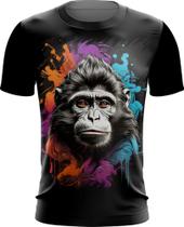 Camiseta Dryfit Macaco Monkey Ilustrado Vetor 2 Camiseta Dryfit Macaco Monkey Ilustrado Vetor 2