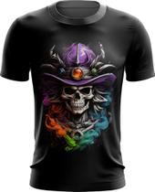 Camiseta Dryfit Mago Caveira Trevas Magia 12