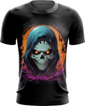 Camiseta Dryfit Máscara de Caveira Estilosa 4