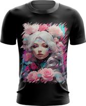 Camiseta Dryfit Mulher de Rosas Paixão 6