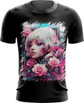 Camiseta Dryfit Mulher de Rosas Paixão 9