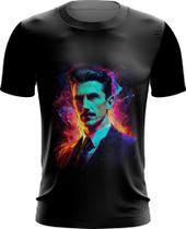 Camiseta Dryfit Nikola Tesla Físico Inventor Eletrecidade 1