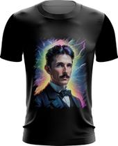 Camiseta Dryfit Nikola Tesla Físico Inventor Eletrecidade 5