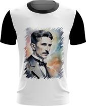 Camiseta Dryfit Nikola Tesla Físico Inventor Eletrecidade 8