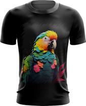 Camiseta Dryfit Papagaio Brasileiro Pássaro 4