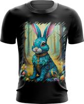 Camiseta Dryfit Páscoa Coelhinho Traços Van Gogh 1