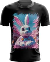 Camiseta Dryfit Páscoa Coelhinho Traços Vaporwave 1