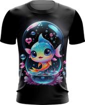 Camiseta Dryfit Peixinho Feliz no Aquário Peixe 1