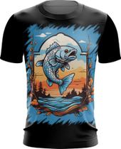 Camiseta Dryfit Pesca Esportiva Peixes Azul Paz 4 - Kasubeck Store