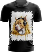 Camiseta Dryfit Pitbull com Headphones 1