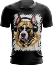 Camiseta Dryfit Pitbull com Headphones 5