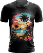 Camiseta Dryfit Praia Paradisíaca Vintage 21
