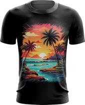 Camiseta Dryfit Praia Paradisíaca Vintage 8