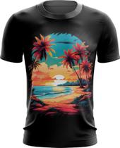 Camiseta Dryfit Praia Paradisíaca Vintage 9