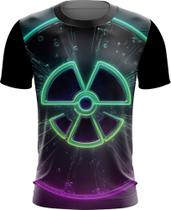 Camiseta Dryfit Radiação Radioativo Radioactive Perigo 3