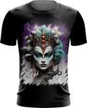 Camiseta Dryfit Rainha Mexicana Dama Esqueleto 7 Camiseta Dryfit Rainha Mexicana Dama Esqueleto 7