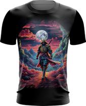 Camiseta Dryfit Samurai Ronin Sunset Sem Mestre 7 Camiseta Dryfit Samurai Ronin Sunset Sem Mestre 7