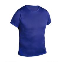 Camiseta Dryfit Sport Polo State Sem Estampa/Lisa Azul