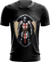 Camiseta Dryfit Templário Medieval Cruzadas 3 Camiseta Dryfit Templário Medieval Cruzadas 3