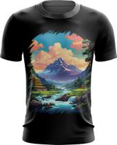 Camiseta Dryfit Templo Budista Anime Buda 12 Camiseta Dryfit Templo Budista Anime Buda 12